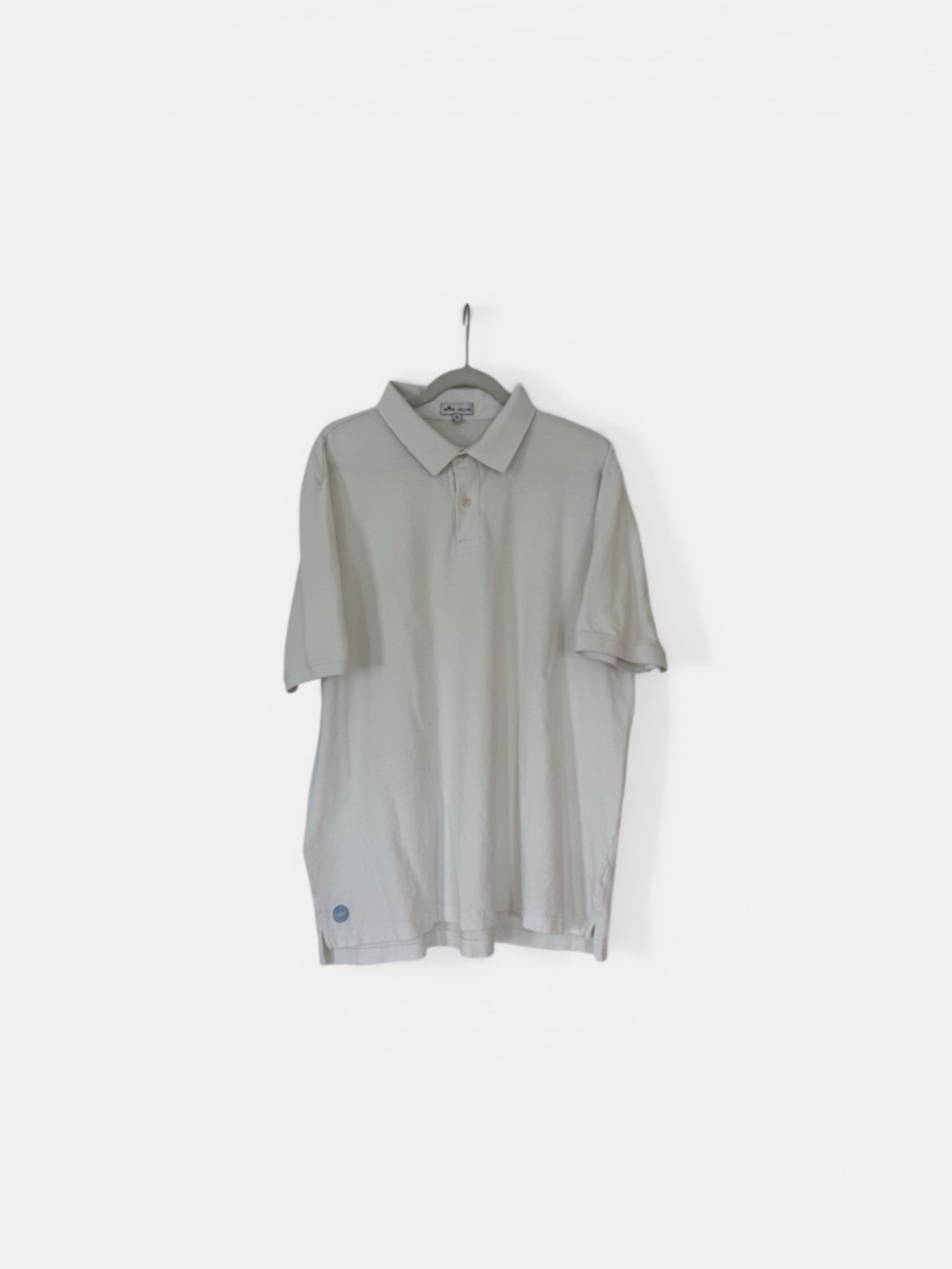 Peter Millar White Men's Polo